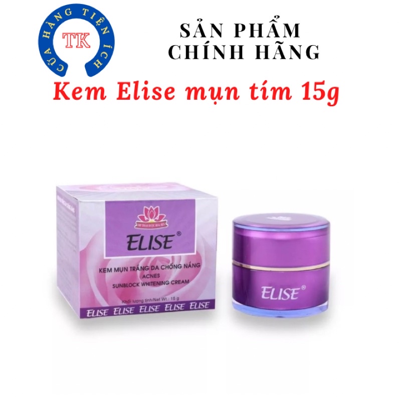 Kem Elise mụn trắng da chống nắng 10g - 15g