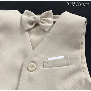 Bộ vest công tử  bé trai thôi nôi