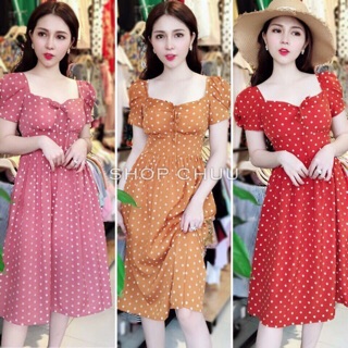 Đầm chấm bi