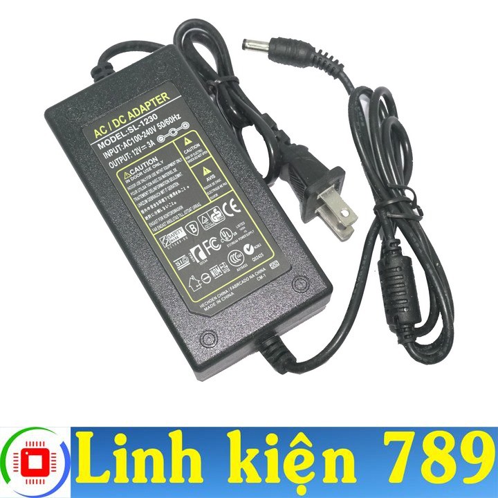 Nguồn Adapter 12V 3A - Linh Kiện 789