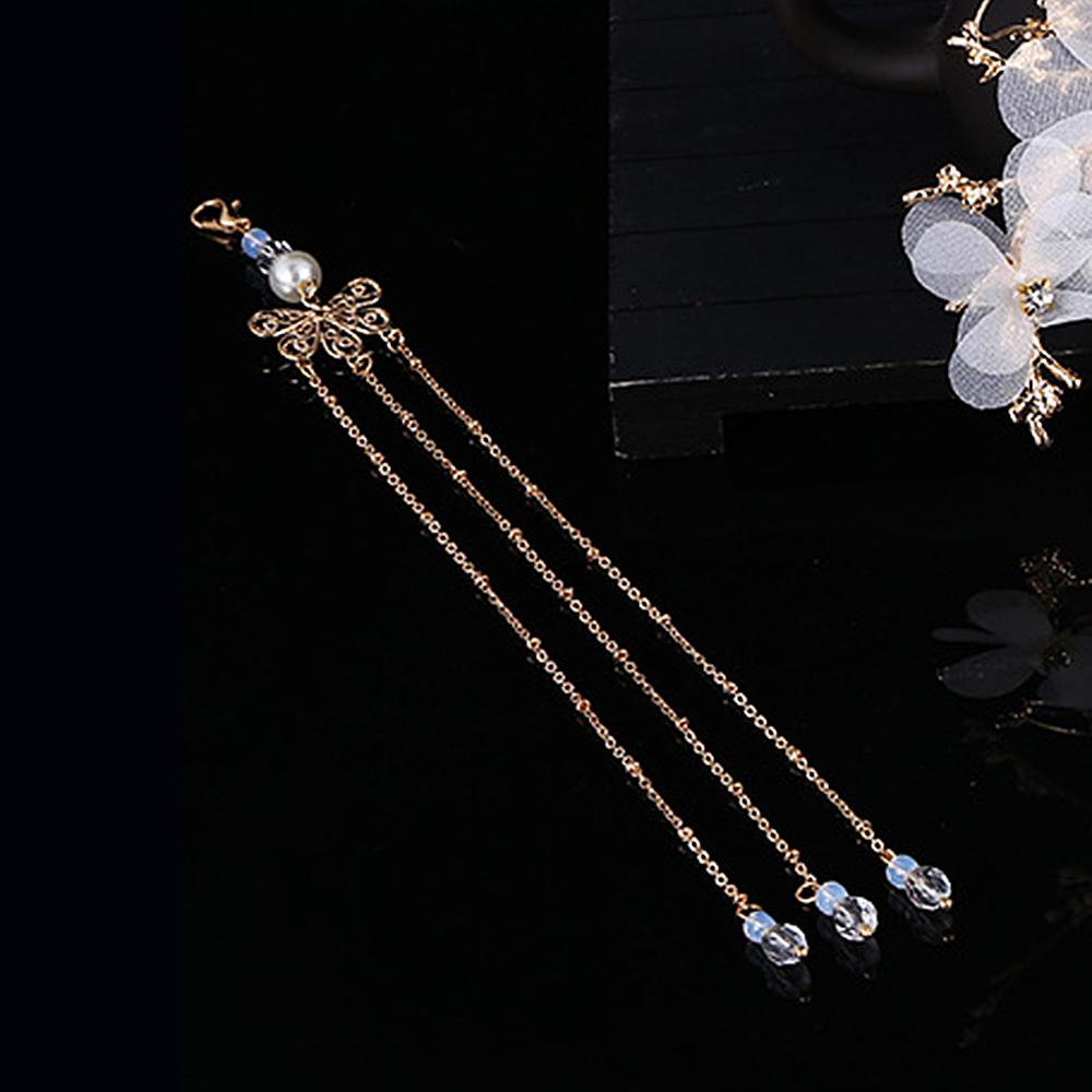 Trâm Cài Tóc Phối Tua Rua Phong Cách HANFU Trung Hoa Cổ Điển DIY