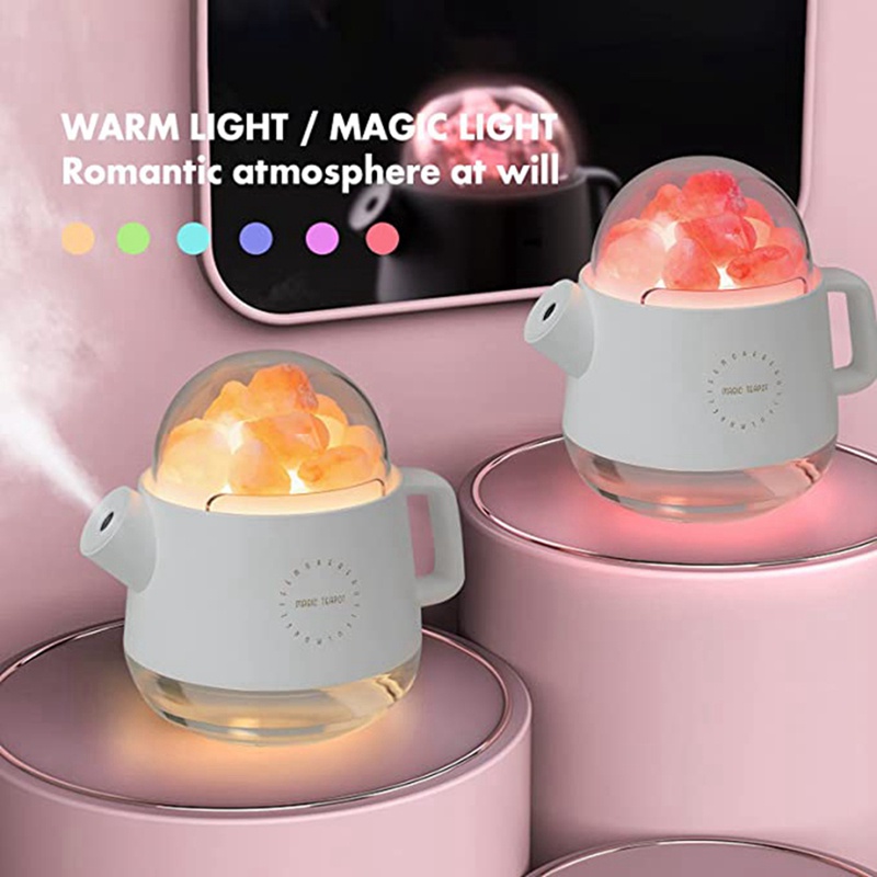 Máy Phun Sương Tạo Độ Ẩm Không Khí Bằng Đá Muối Nano Sáng Tạo Cho Văn Phòng