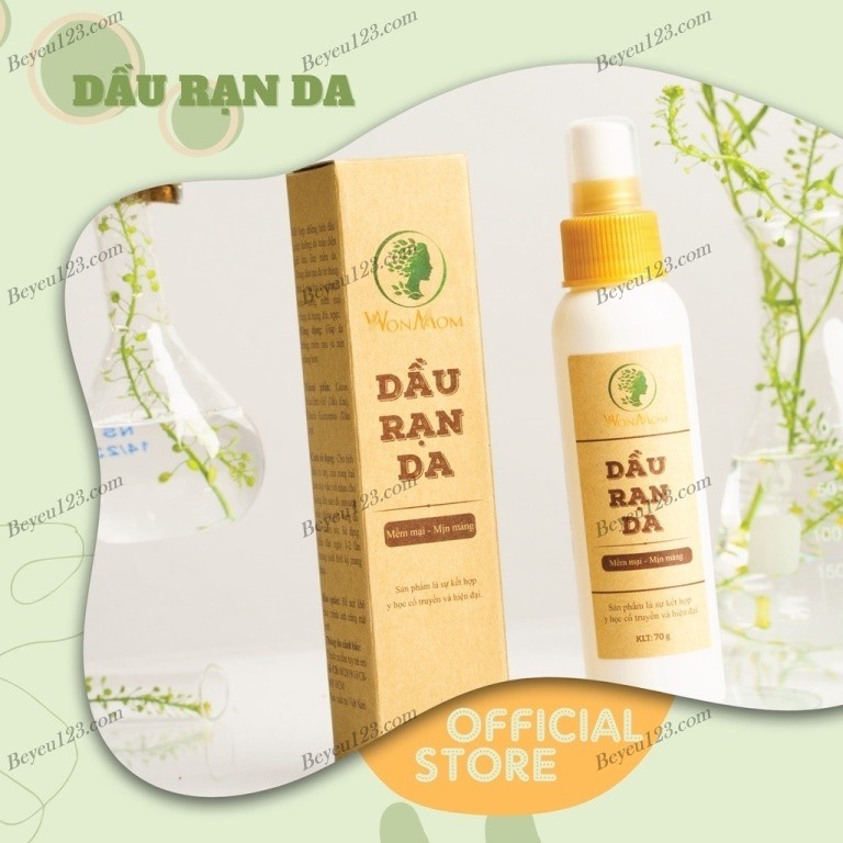Dầu chống rạn da Wonmom 70gr - cho mẹ bầu (Việt Nam) (Sử dụng bầu từ tháng thứ 2 trở đi)