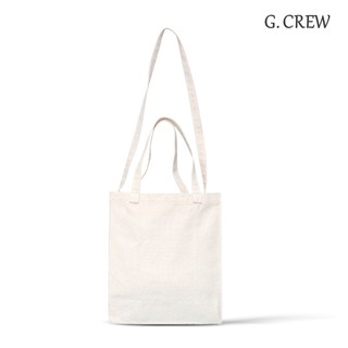 Túi tote canvas có quai đeo chéo cao cấp trơn basic 30x35cm - G. Crew