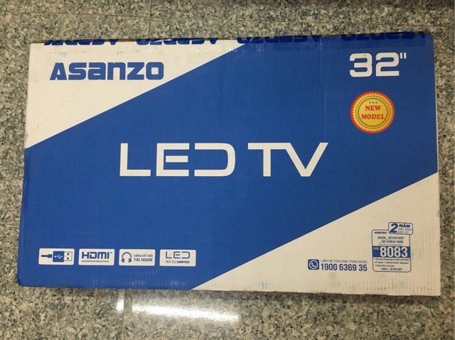 Tivi Asanzo 32inch led model 32AT120 có DVB-T2 đầu thu KTS