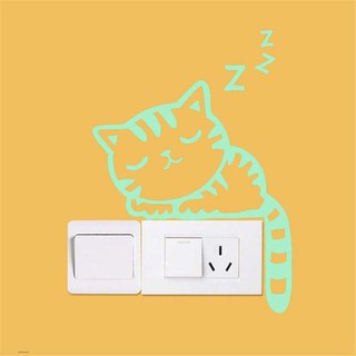 Miếng dán dạ quang trang trí công tắc điện