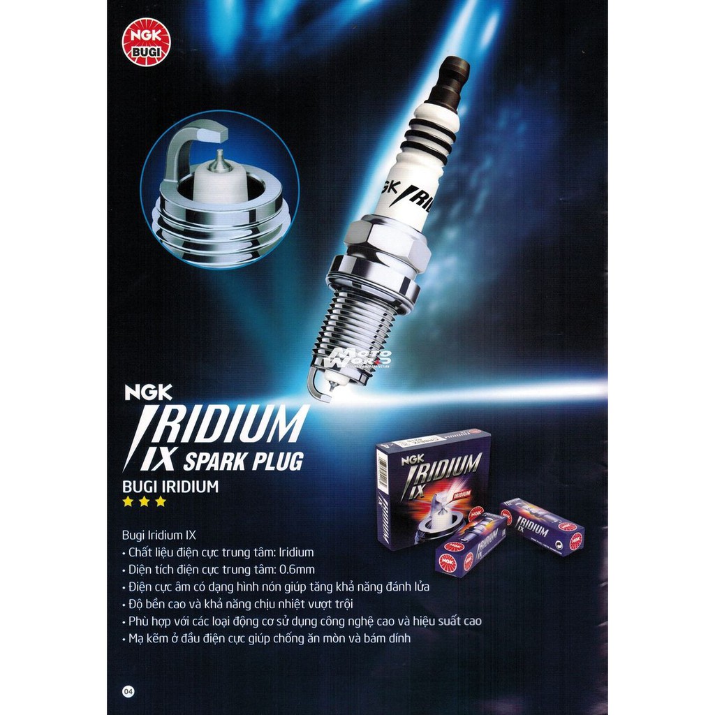 Bugi NGK CPR7-CPR8-CRP9EAIX-9 Iridium