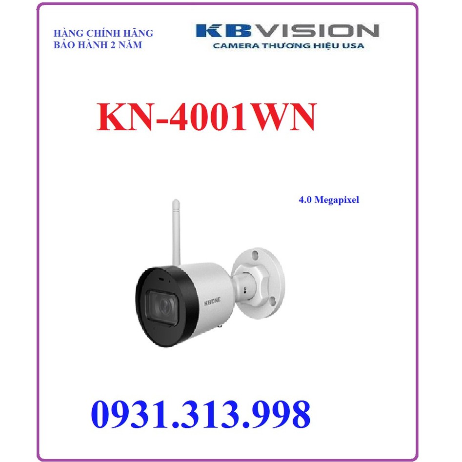 Camera IP Wifi KBONE KN-4001WN 4.0 Megapixel