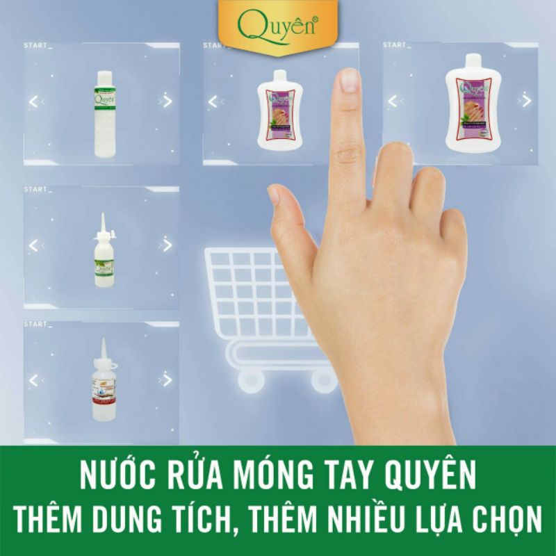 NƯỚC RỬA SƠN MÓNG TAY QUYÊN 500ml