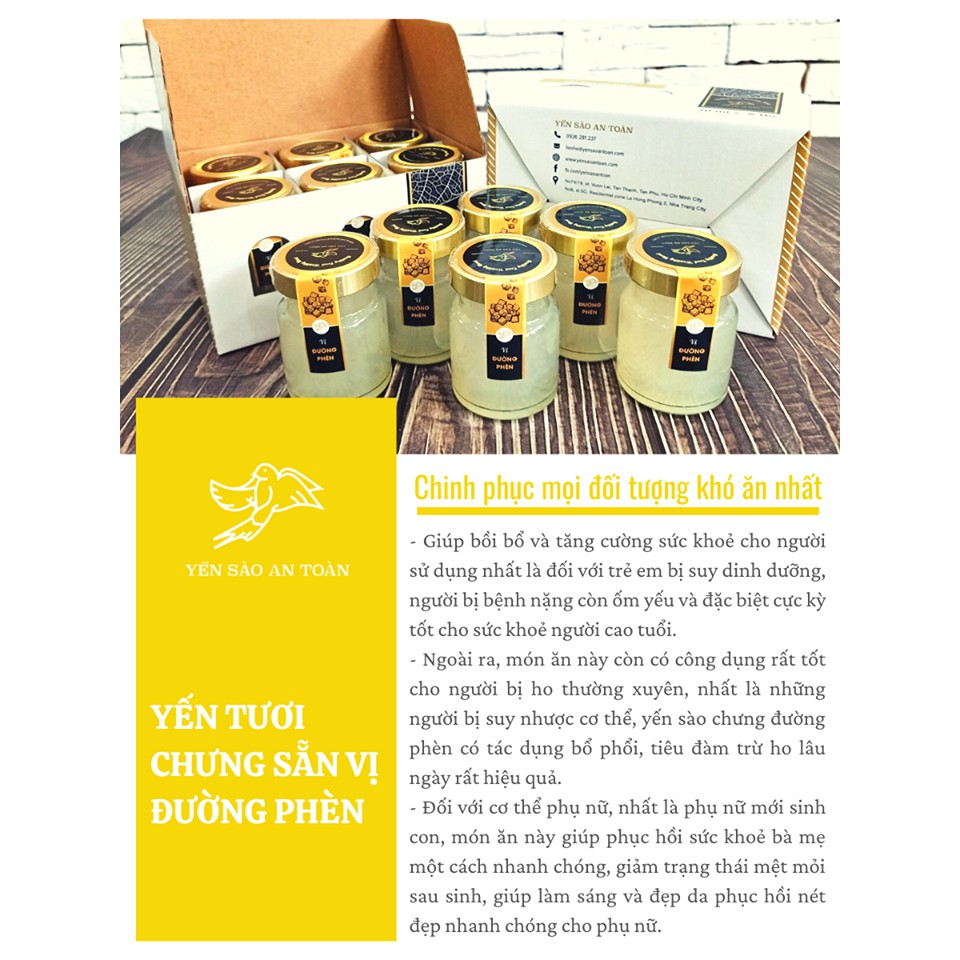 Lốc 6 Hũ Yến Chưng Đường Phèn (70ml) | BigBuy360 - bigbuy360.vn