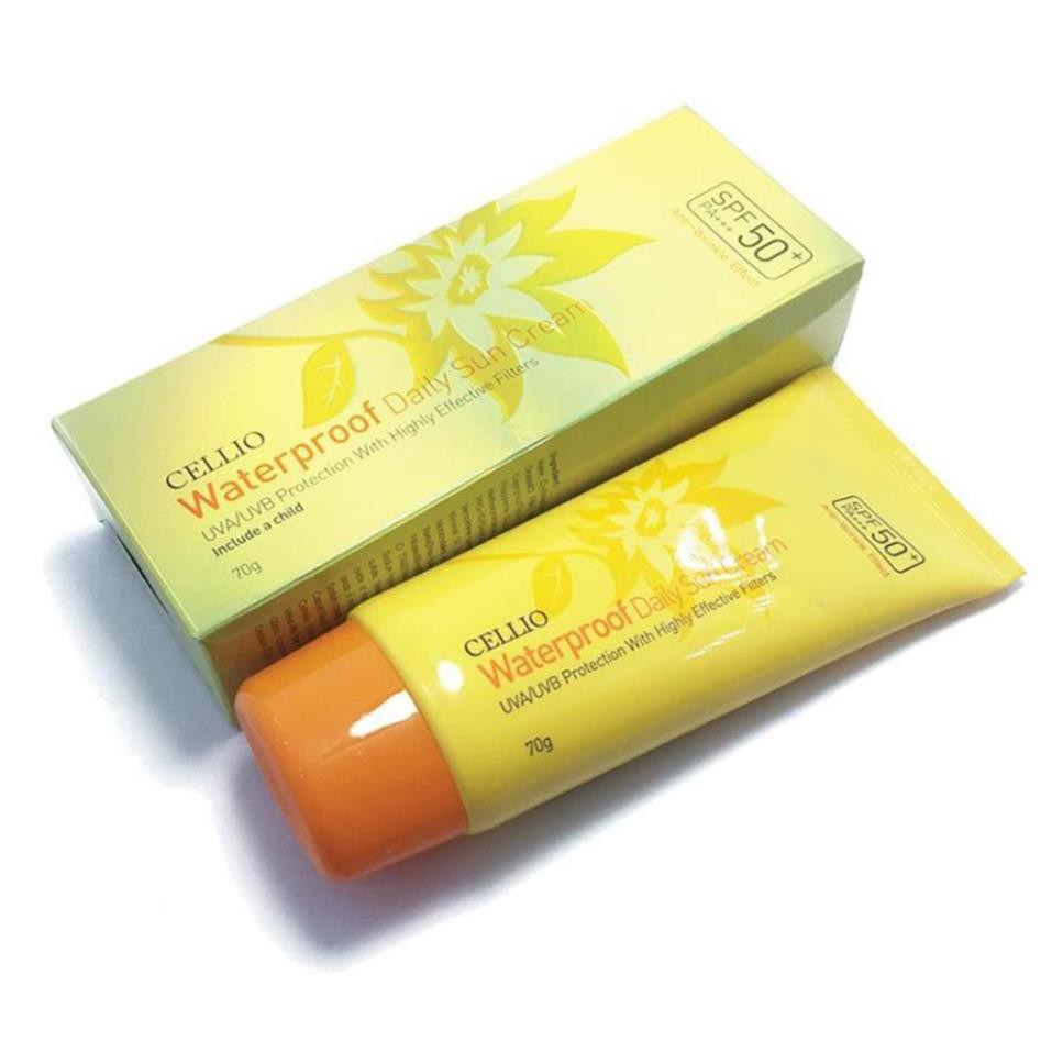 Kem chống nắng CELLIO SPF 50 PA++ Chống tia UV, dưỡng trắng hiệu quả