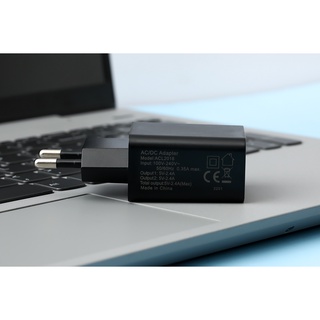 Adapter Sạc 2.4A Dual Hydrus ACL2018