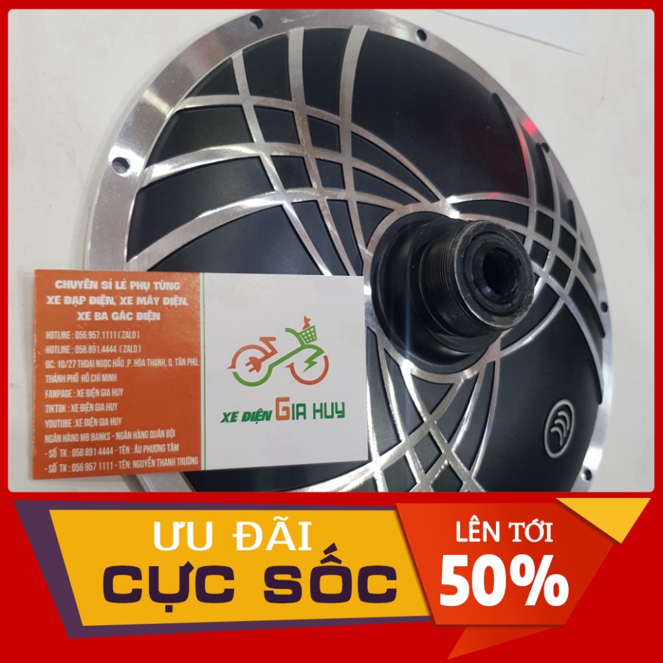 NẮP ĐỘNG CƠ 9 LỔ XE ĐẠP ĐIỆN XE ĐẠP ĐIỆN HUY