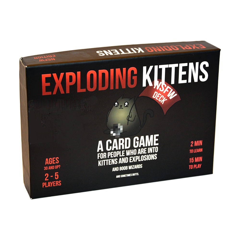 Jabi Toys - Mèo nổ Exploding Kittens - Phiên bản mèo nổ cảm tử (Mèo nổ đen)