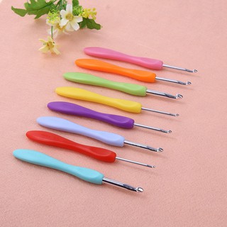 Set 8 kim móc đan đồ len nhiều màu chất lượng cao