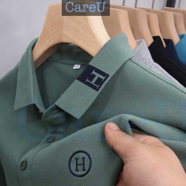 Áo thun polo lacoste cho nam cao cấp có cổ cộc tay cơ bản chính hãng vải thun cơ bản cộc tay