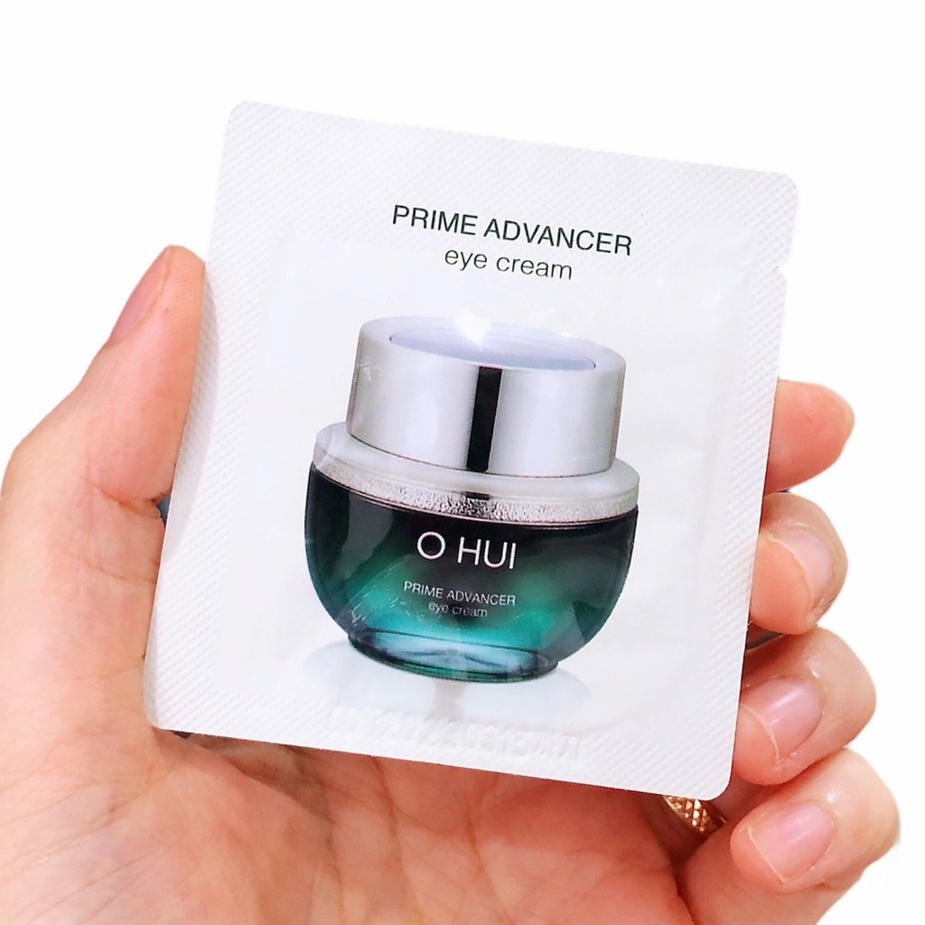 GÓI KEM MẮT CHỐNG THÂM, GIẢM NHĂN OHUI XANH PRIME 1ML