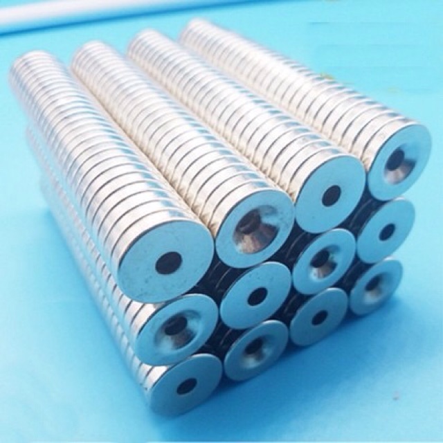 Nam châm viên 20x4 lỗ 5mm