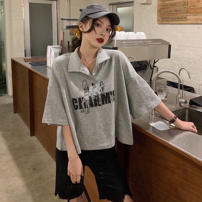 Áo polo Dáng Rộng Phong Cách Hàn Quốc Thời Trang Cho Nữ JL-TX-257 2022