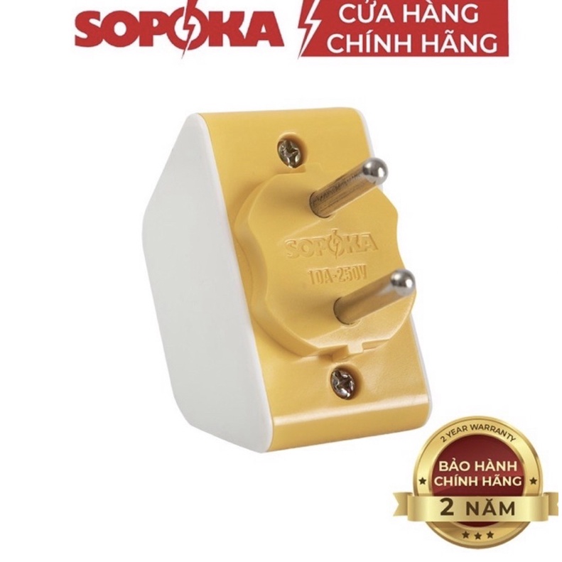 Phích cắm chia 3 ngả sopoka chịu tải 2200w