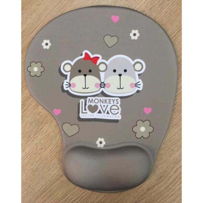 Miếng Lót Chuột Silicone, Miếng lót chuột Có Đệm Tay In Hình 3D