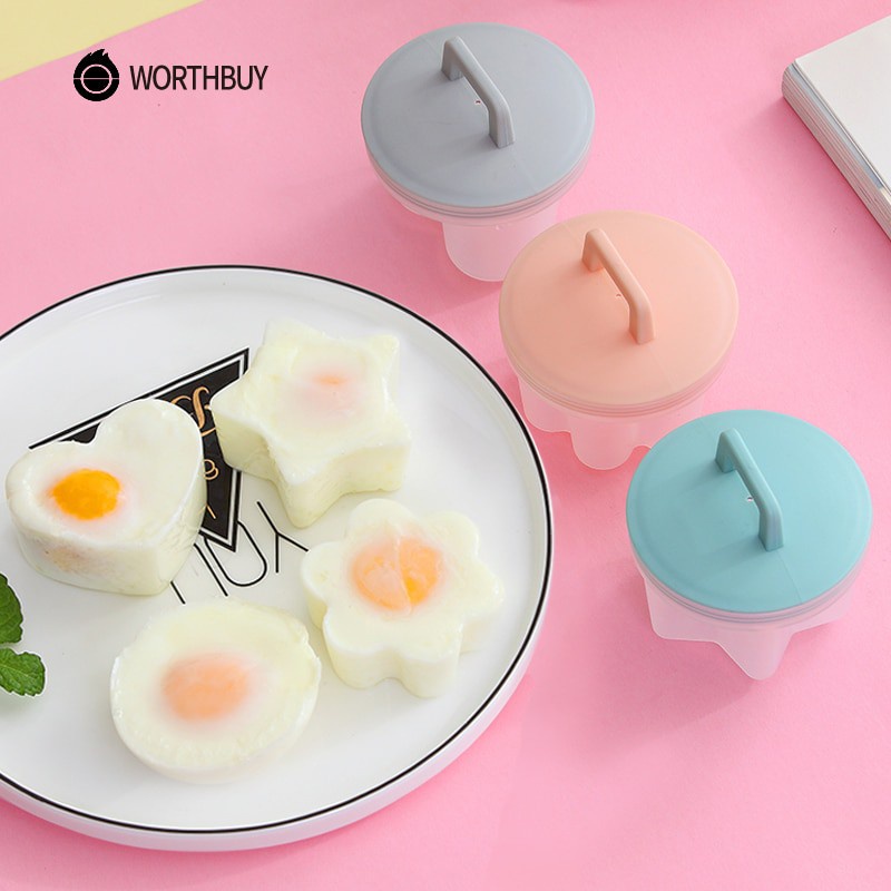 [Có Tách Lẻ - được chọn mẫu] Set Khuôn Hấp Trứng, Làm Bánh Ăn Dặm Cho Bé (Bộ 4 Khuôn Nhựa Chịu Nhiệt Cao Cấp)