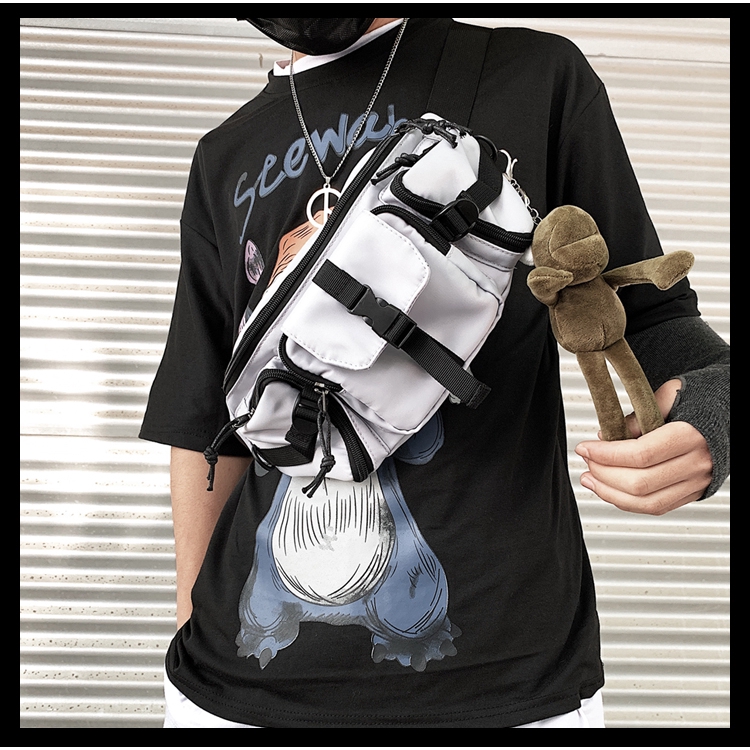 Ulzzang Korean Fashion Fanny Pack Pouch & Waist & Crossbody & Sling & Shoulder & Chest Bag for Men Birthday Gift | BigBuy360 - bigbuy360.vn