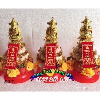 Bông tỏi Ông Địa 3 tầng kết hộp đậu ngũ cốc
