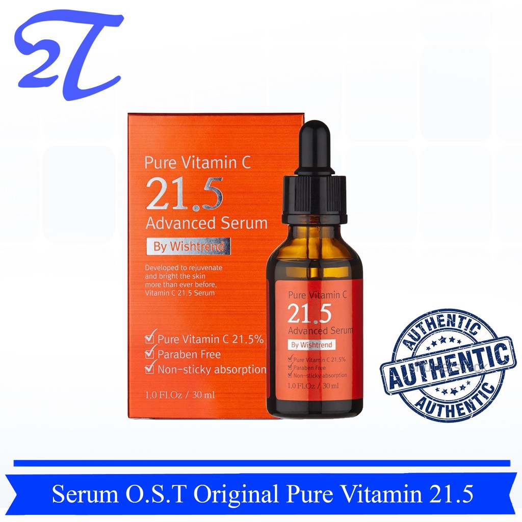 [AUTH] Serum C21.5 – Pure Vitamin 21.5 Giảm Mụn Trắng Da 30ml