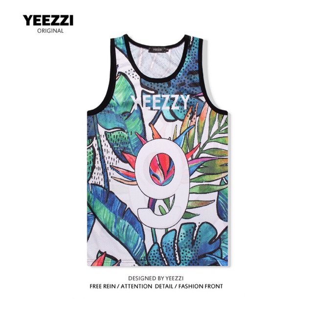 Áo tanktop nữ bóng rổ YEEZZY hoạ tiết (có sẵn)