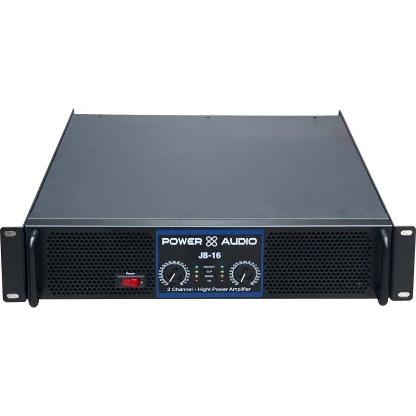 Cục đẩy 2 kênh Main JB-16 VN 16 sò đánh khỏe,16 sò (Nguồn đồng), cân đôi loa 30, 40, BH6T