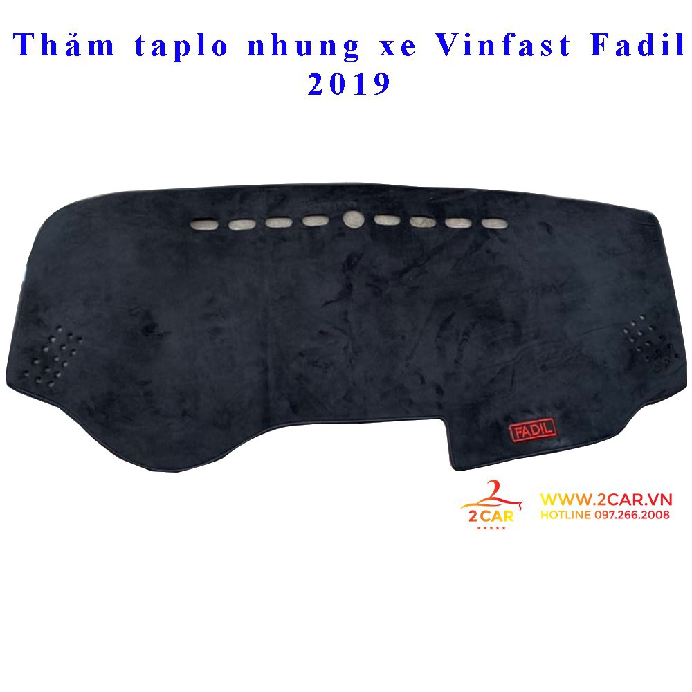 [Mã LIFEAU5SALE giảm 20k đơn 50k] Thảm taplo nhung xe Vinfast Fadil 2019 - 2021