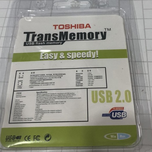 USB TOSHIBA SIÊU NHỎ 4GB - TÍCH HỢP CHÍP COB