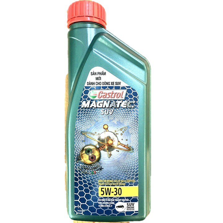 [HÀNG CHÍNH HÃNG] Nhớt xe hơi cao cấp cho xe Suv CASTROL MAGNATEC SUV 5W30 1L
