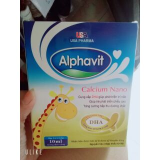 Alphavit Calcium Nano- Giúp bé phát triển trí não và chiều cao