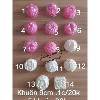 Khuôn rau câu trung thu 9cm