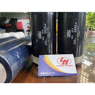 Tụ 6800uf- 22000uf 350v- 400vdc tháo máy có ốc giữ dưới tụ