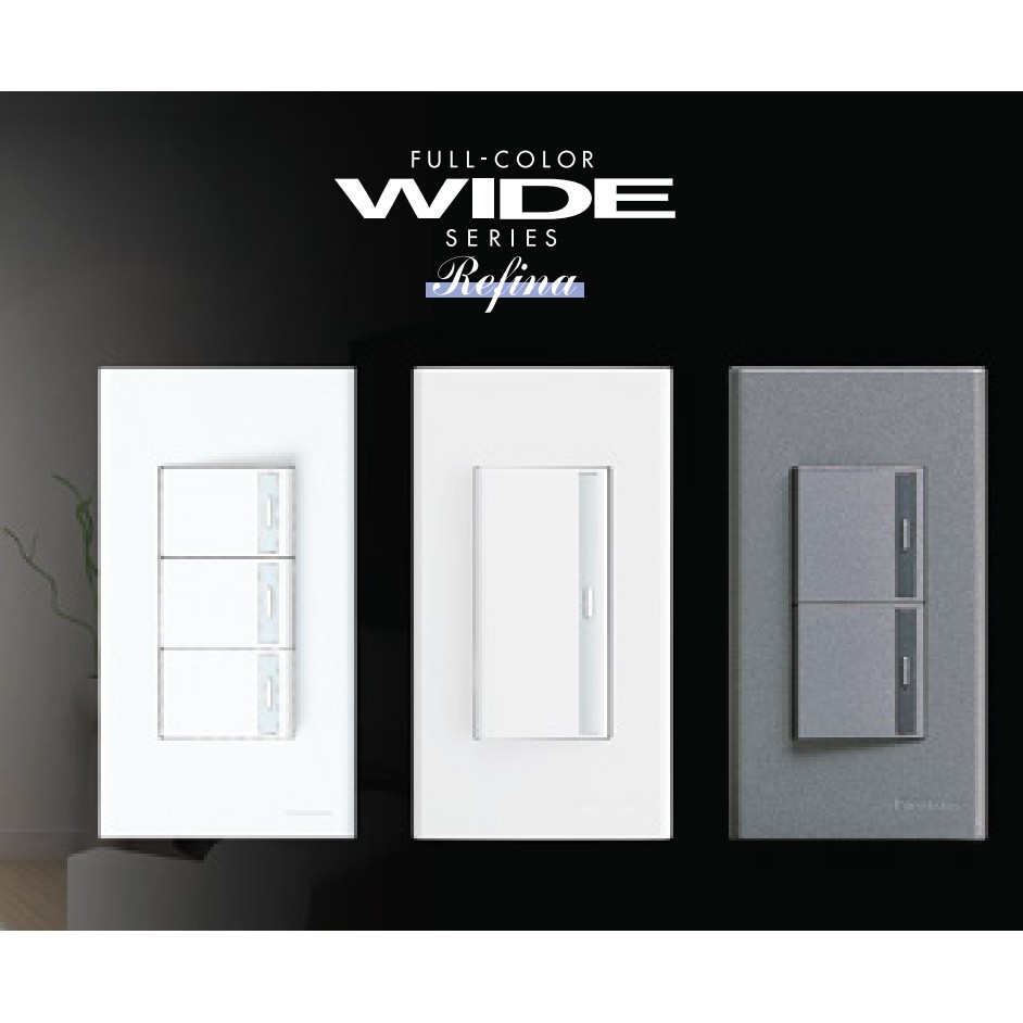 Công tắc 1 chiều xám Panasonic Refina WEG55317MB