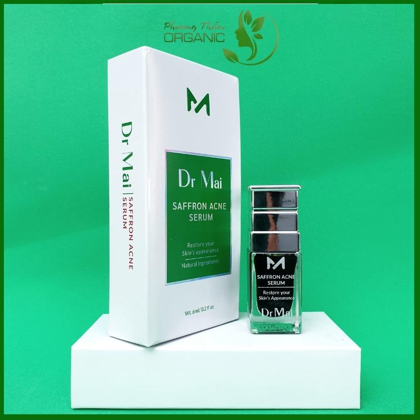 Dr Mai Mix saffron Serum sạch thâm mụn Dr Mai 6ml mẫu mới 2022, sạch thâm dưỡng da trắng sáng mịn màng