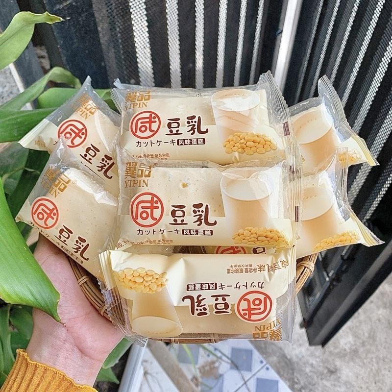 Bánh bông lan hấp vị sữa đậu nành Yipin