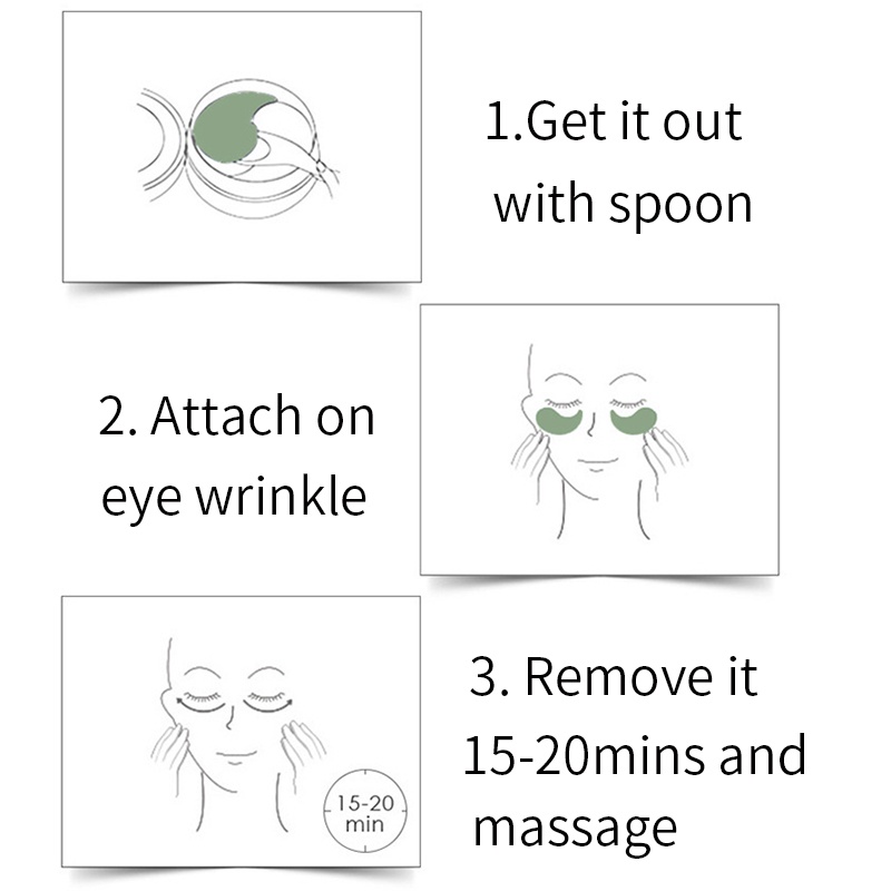 Hũ 60 mặt nạ mắt PFFEE chất lượng cao 80g