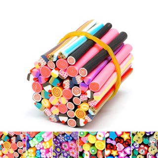 Nail đất sét trái cây trang trí móng , slime