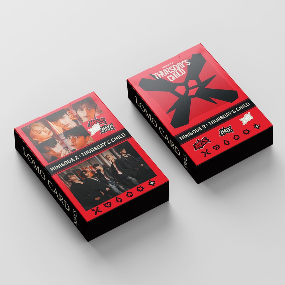 Hộp 55 Thẻ Hình Nhóm Nhạc Kpop TXT 2 Tỉ Lệ Thứ Năm