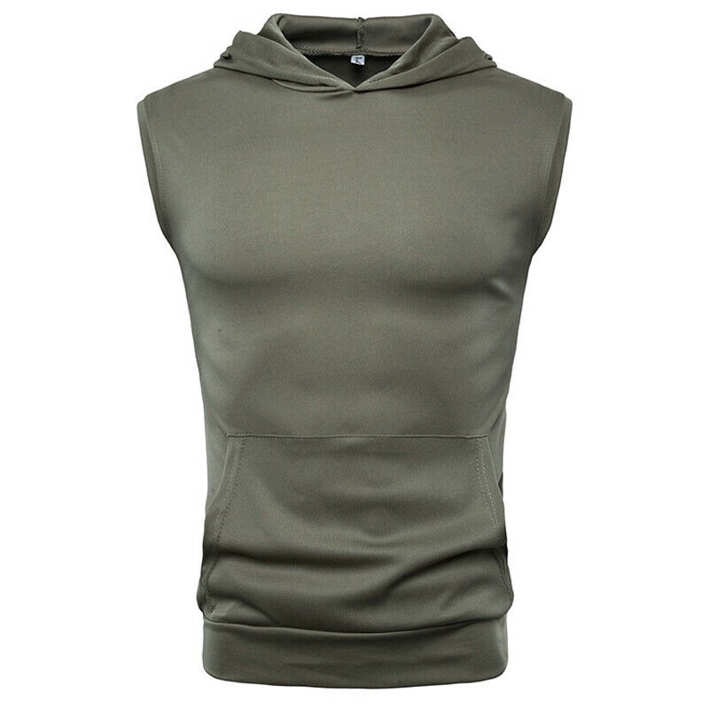Áo hoodie thể thao không tay cho nam