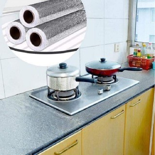 Giấy bạc dán tường bếp, kệ bếp đa năng
