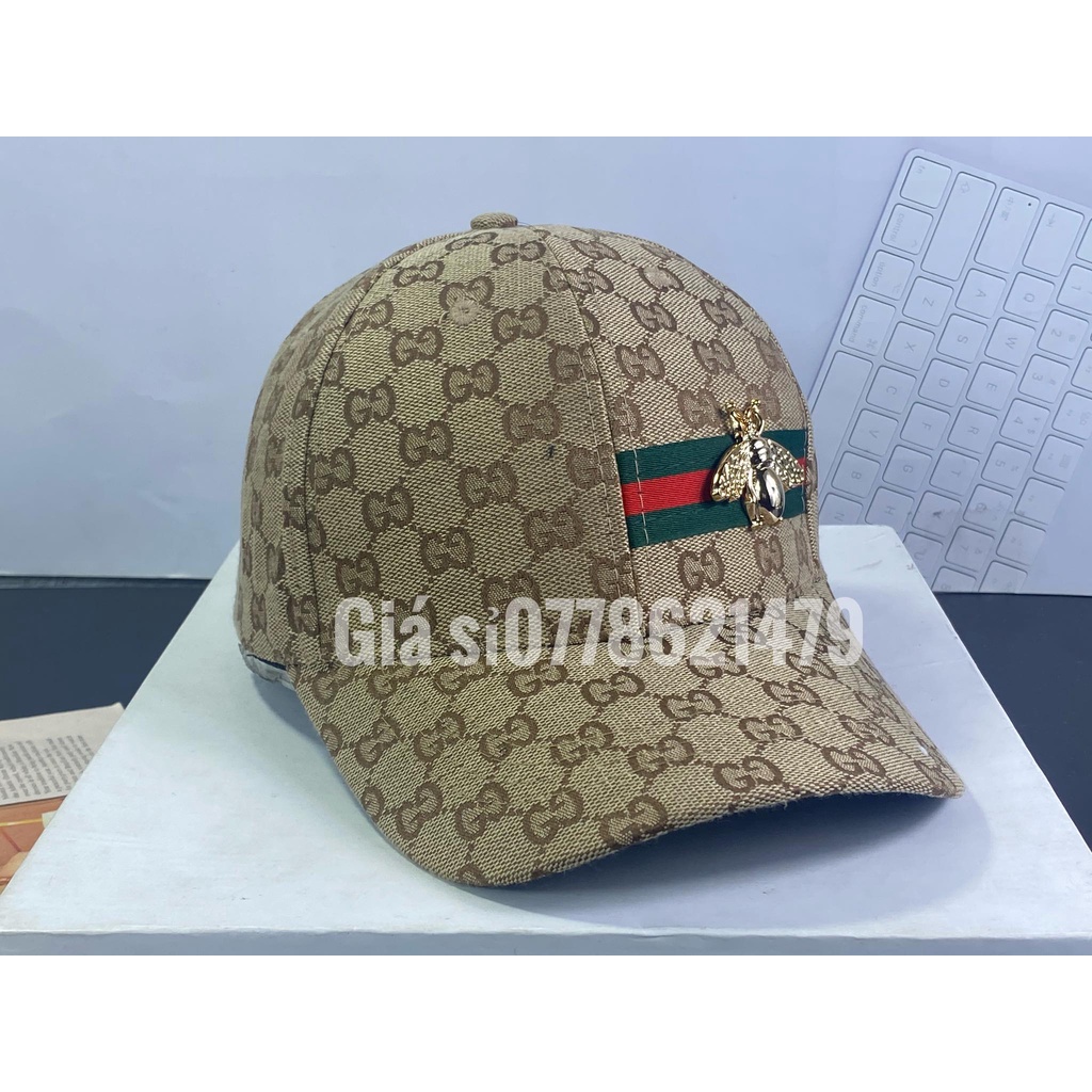 Nón kết lưỡi trai in Gg ong sắt thời trang nam nữ