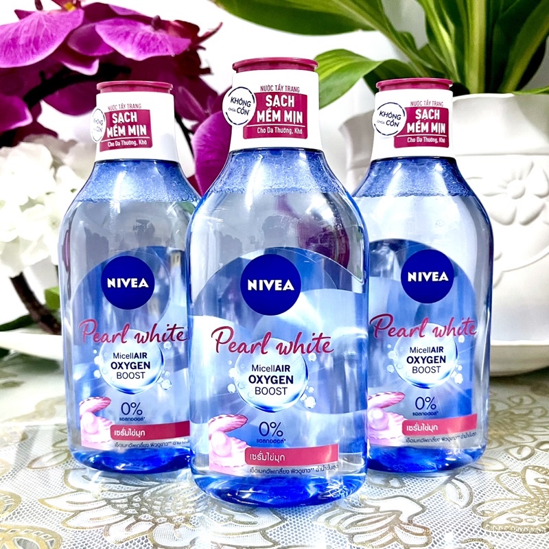 Nước Tẩy Trang NIVEA Làm Sáng Da Pearl White Micellar Water - 400ml