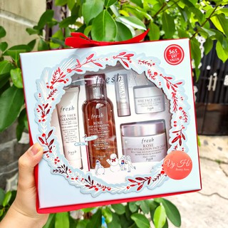 Set dưỡng da Fresh Rose Hydration Skincare Set