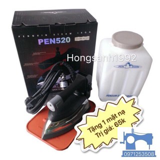 Bàn là ủi hơi nước công nghiệp bình nước treo PEN520