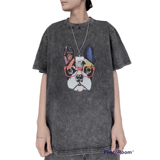 Áo phông wash unisex tay lỡ chất cotton 100%, áo thun wash dáng rộng
